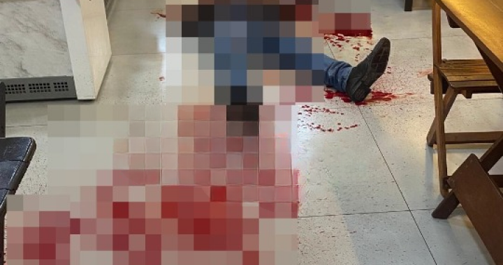 Popular "Boneco" sofre tentativa de homicdio em lanchonete prximo ao terminal rodovirio de Juna; FOTOS