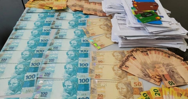 Polícia Militar e Polícia Federal prendem homem com R$ 5,9 mil em cédulas falsas em Mato Grosso